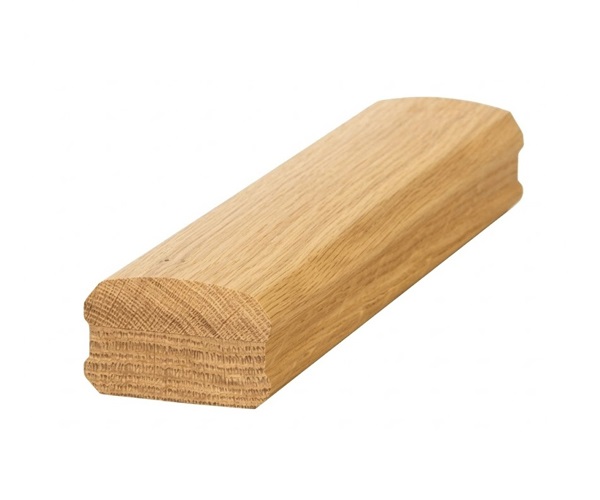 Solution White Oak Ungrooved Handrail For Bracket Glass